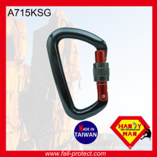 With CE Certificate 25KN Aluminum Climbing Carabiner For Wild Sports